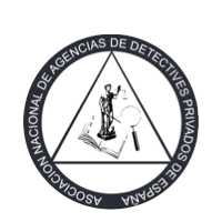 Un logotipo en blanco y negro para una agencia de detectives.