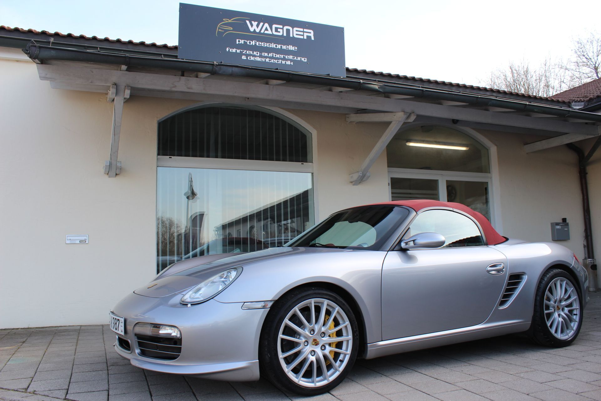 Porsche Cabrio Verdeck reinigen und Imprägnieren , Lackpolitur und Versiegelung