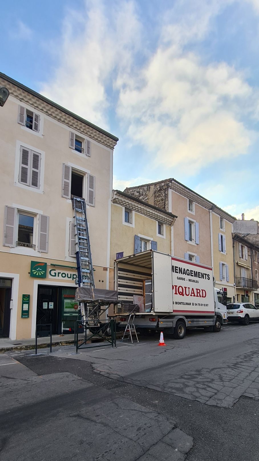 Déménagement d'une maison