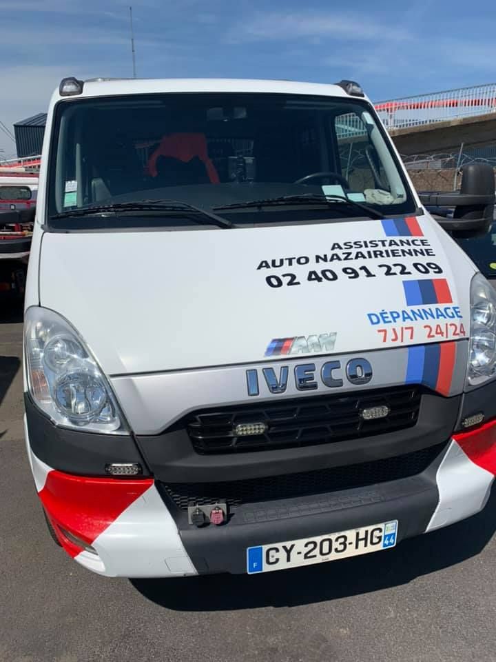 Le camion de l'entreprise.