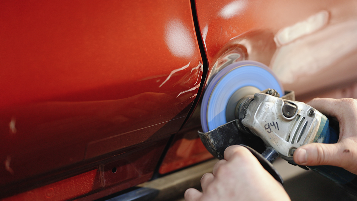 Des travaux sur la carrosserie