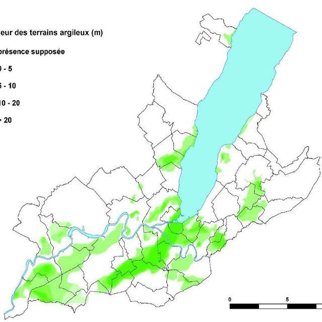 carte des eaux détaillées