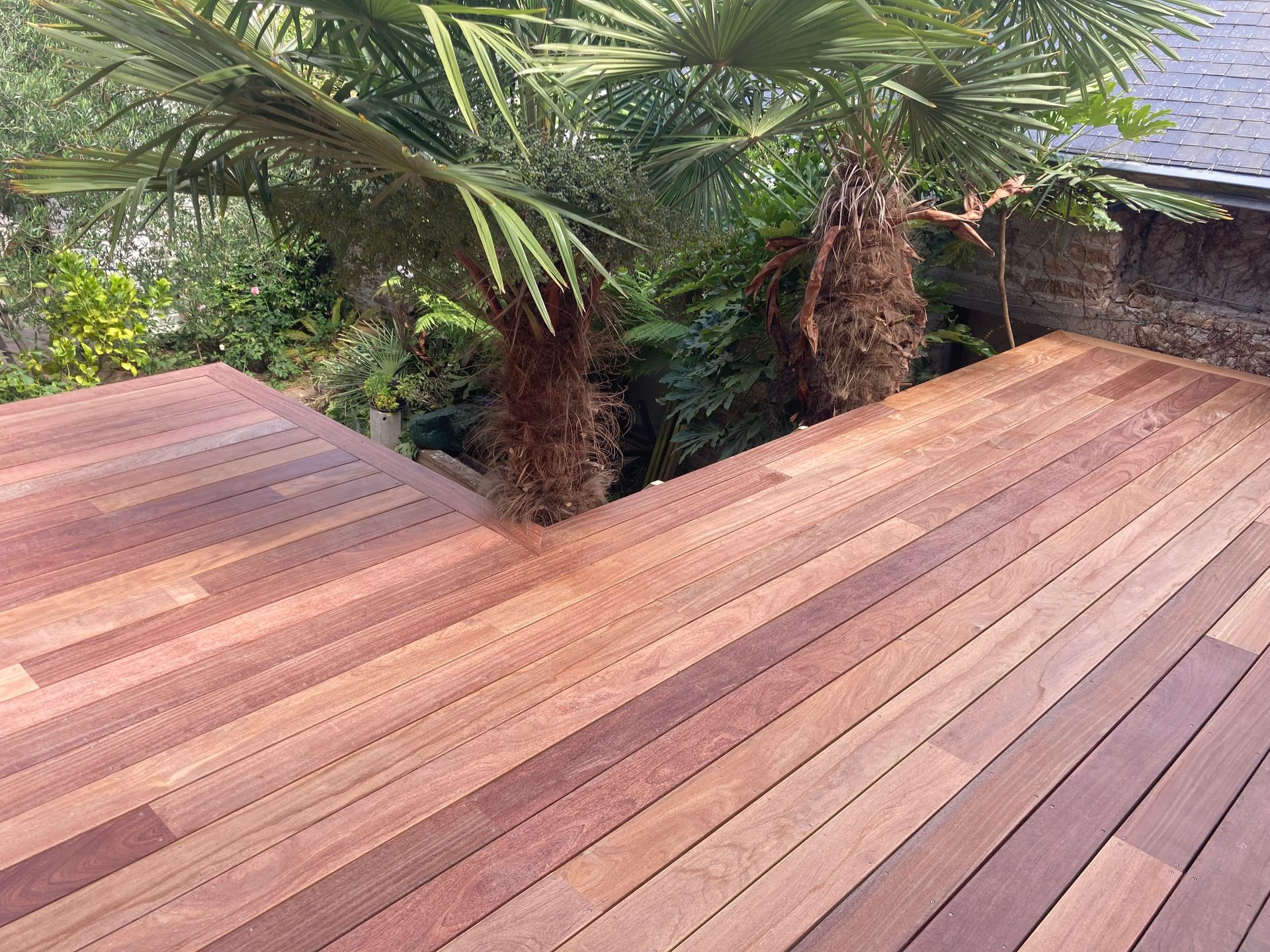 Une terrasse en bois
