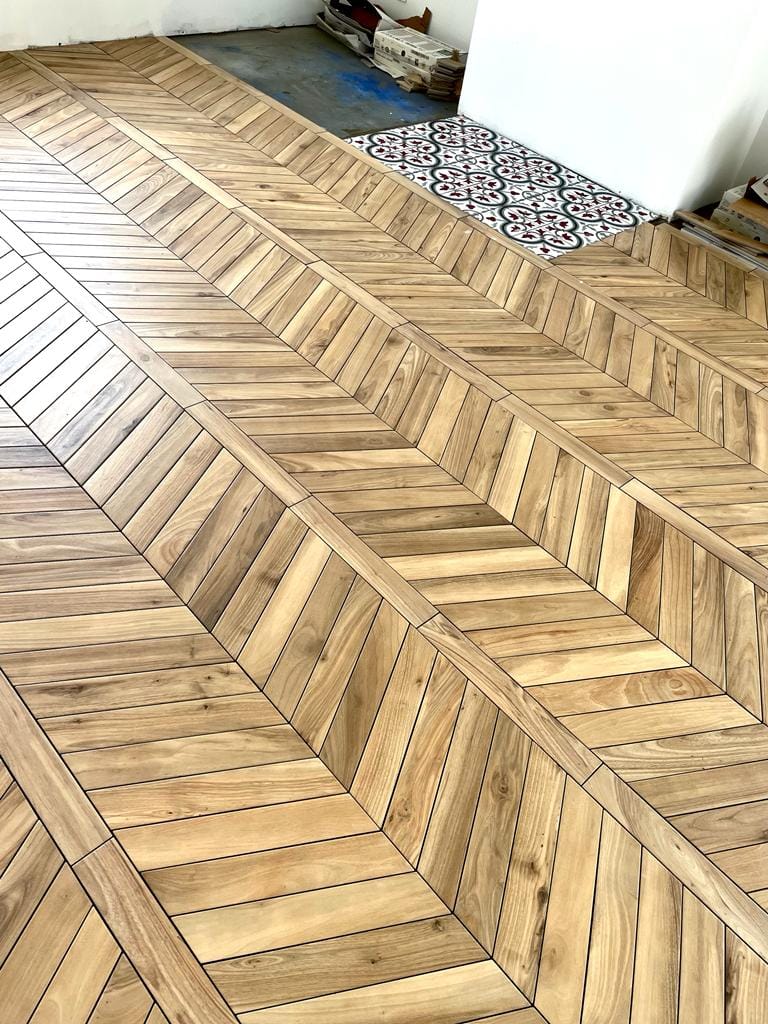 Pose de revêtement de sol