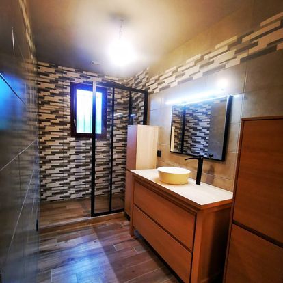 Douche à l'italienne