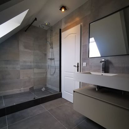 Création de douche à l'italienne