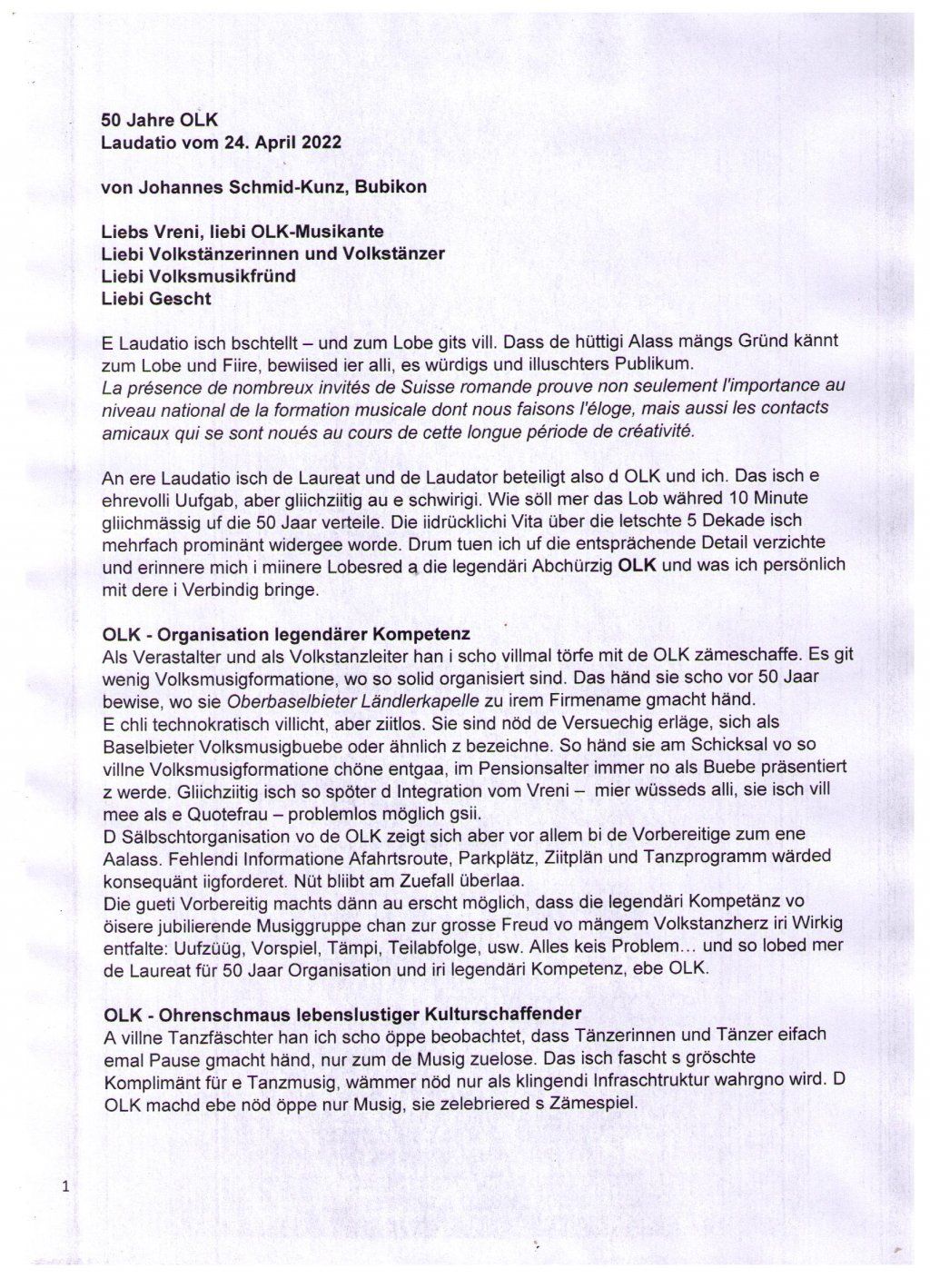 Oberbaselbieter Ländlerkapelle