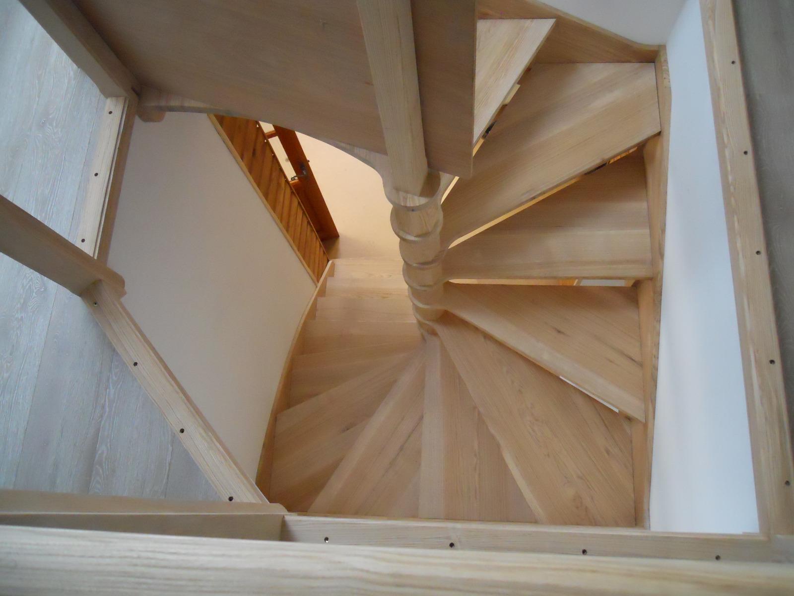 Escalier quart tournant