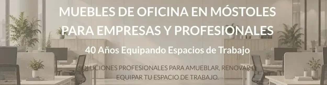 Portada del servicio de mobiliario de oficina en Móstoles
