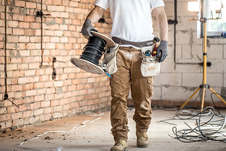 Kabelverlegungsarbeiten