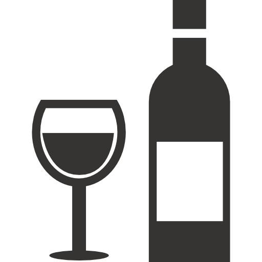 Verre et bouteille de vin