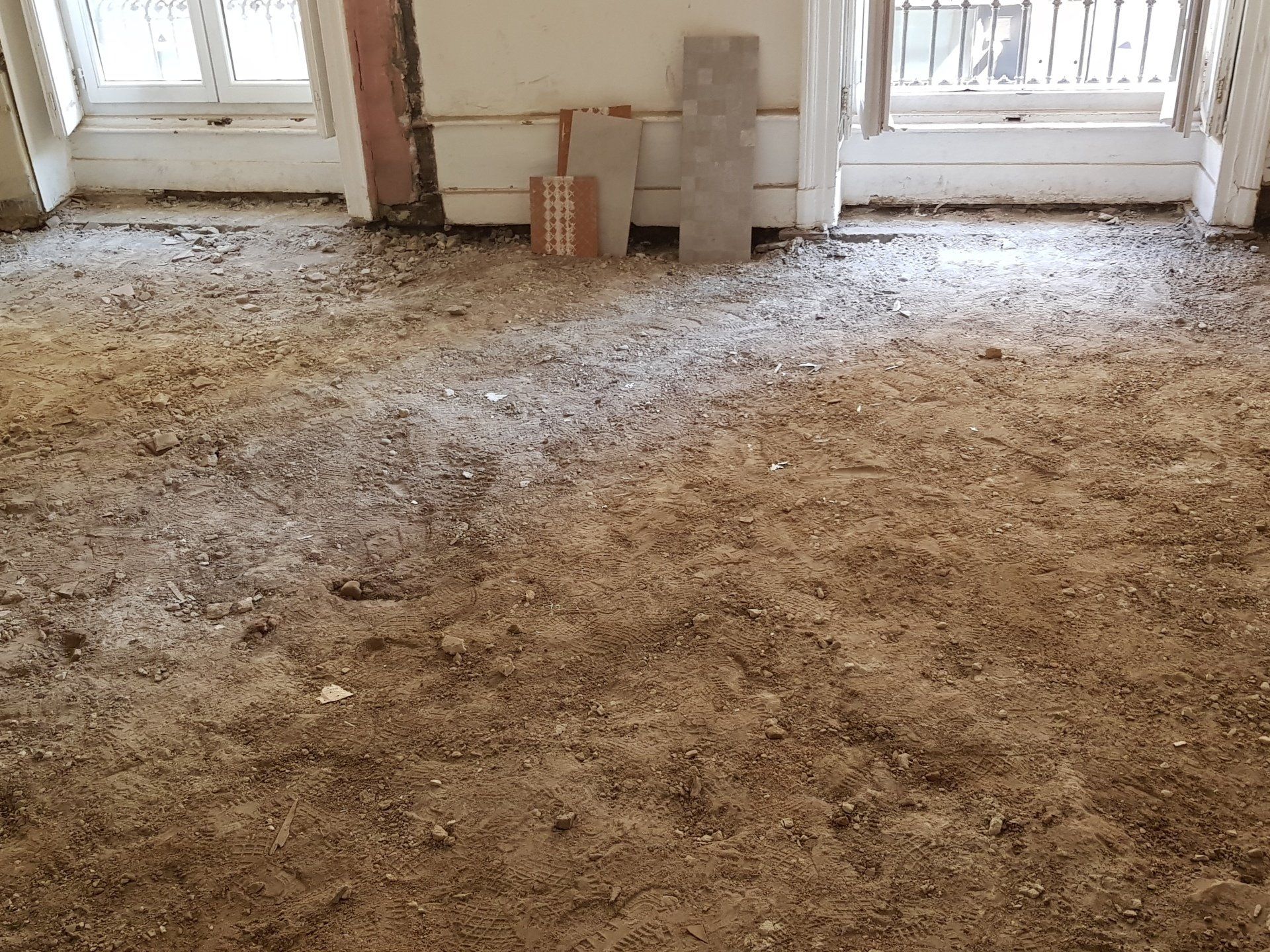 Début de chantier de rénovation