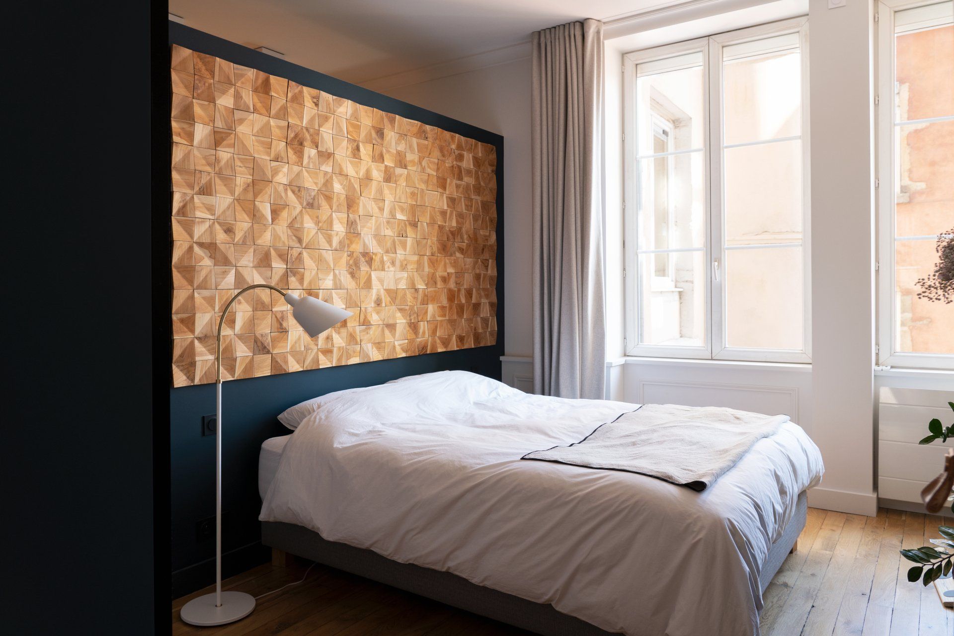 Pose de revêtement en bois