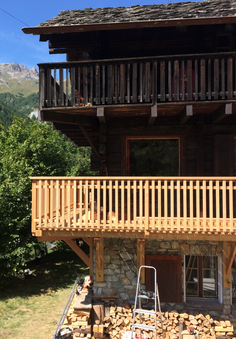 Ébénisterie-Charpente-Menuiserie Georges - taillage et pose chevrons