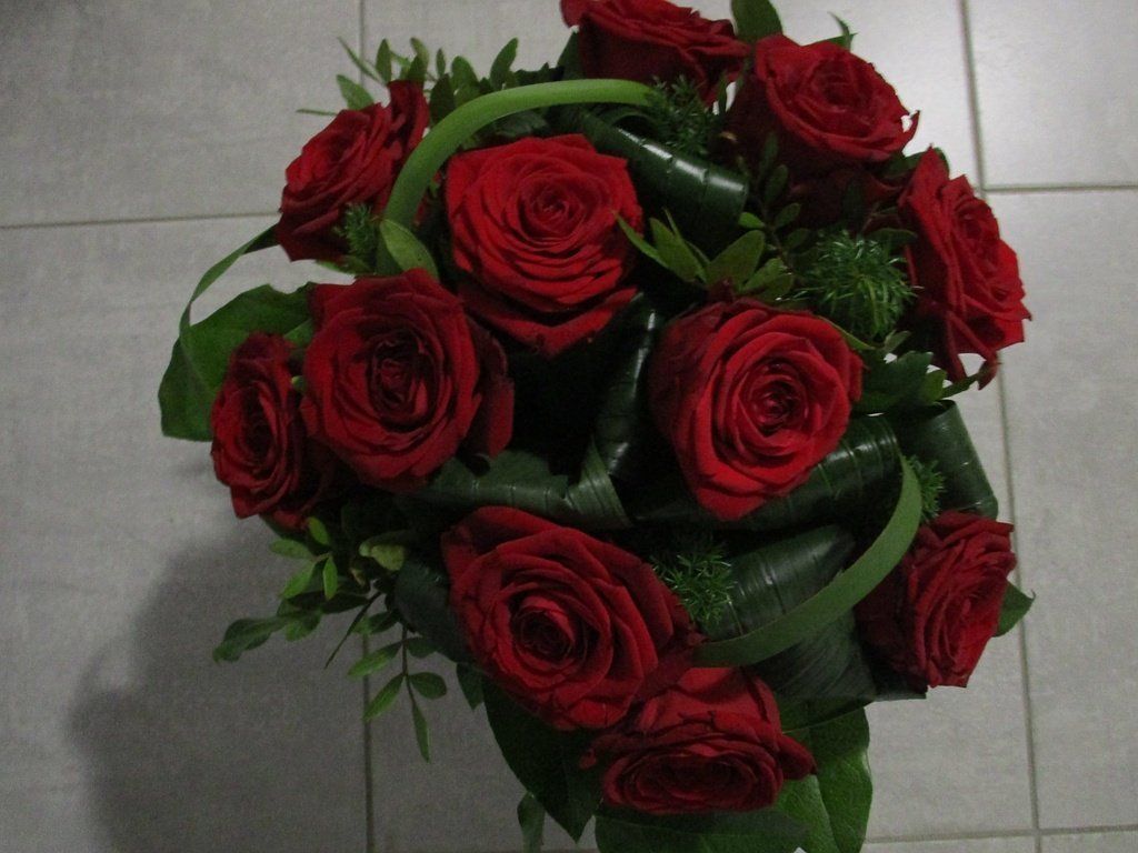Bouquet de roses rouges
