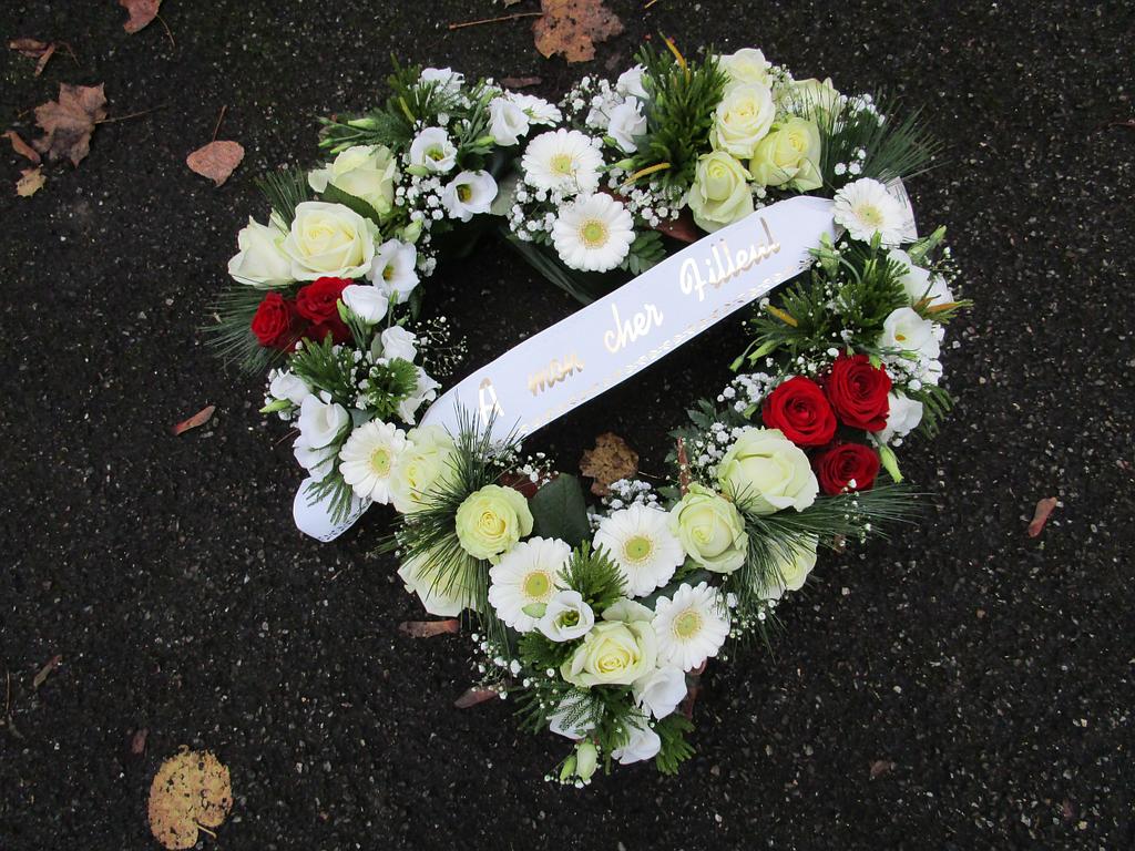 Création de gerbe mortuaire