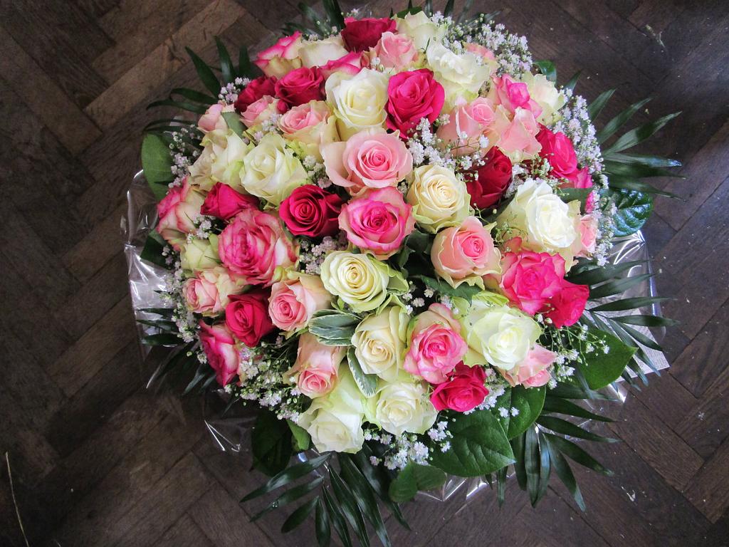 Bouquet rond rose