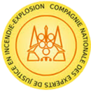 Logo de la Compagnie Nationale des Experts de Justice En Incendie-Explosion.