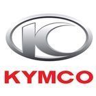 Una imagen del logotipo de Kymco sobre un fondo blanco.