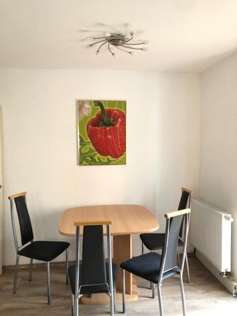 Esstisch des Studentenzimmers