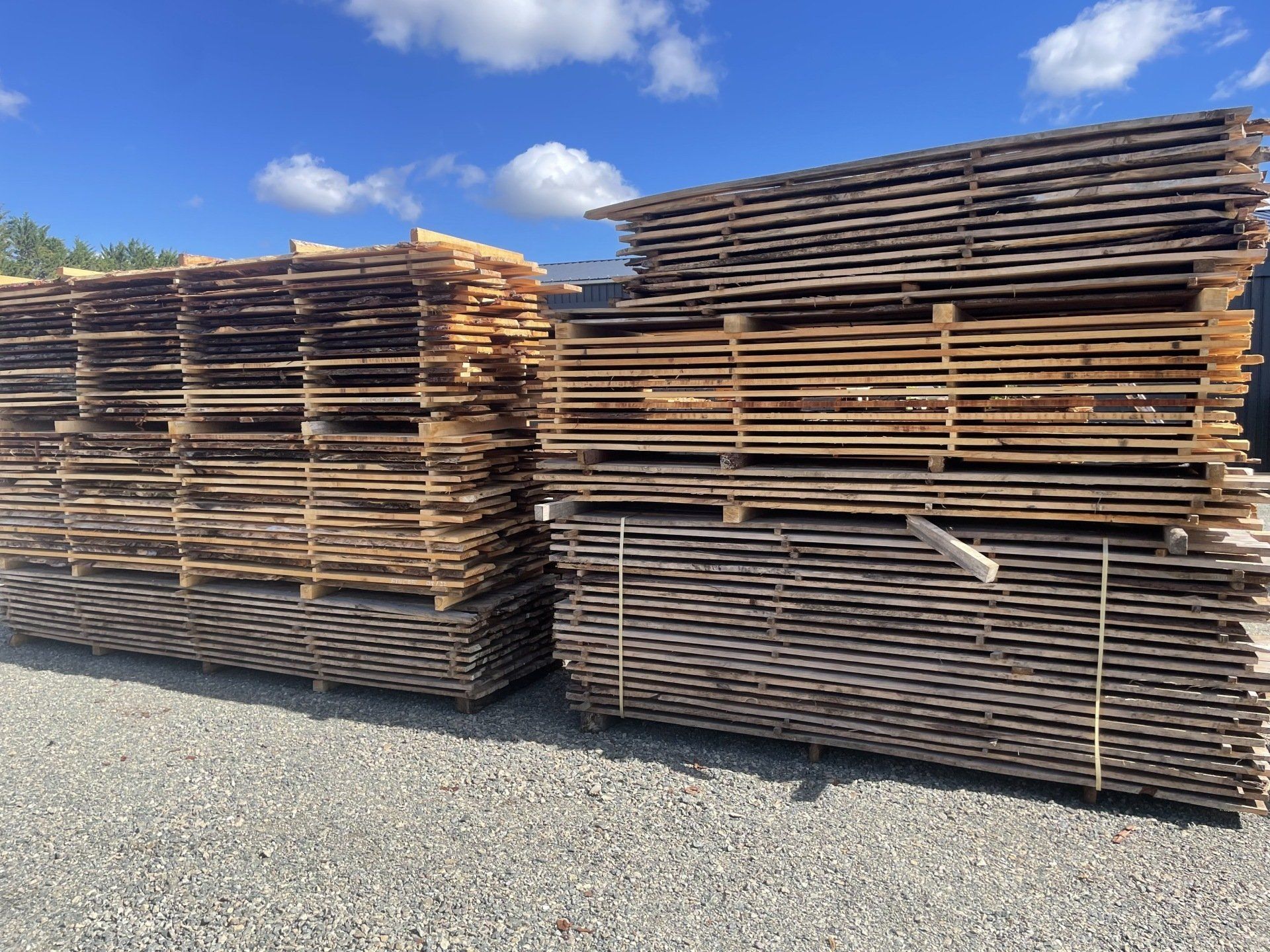 Zone de stock pour palettes