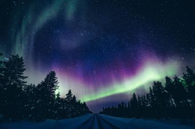 Revontulia taivaalla