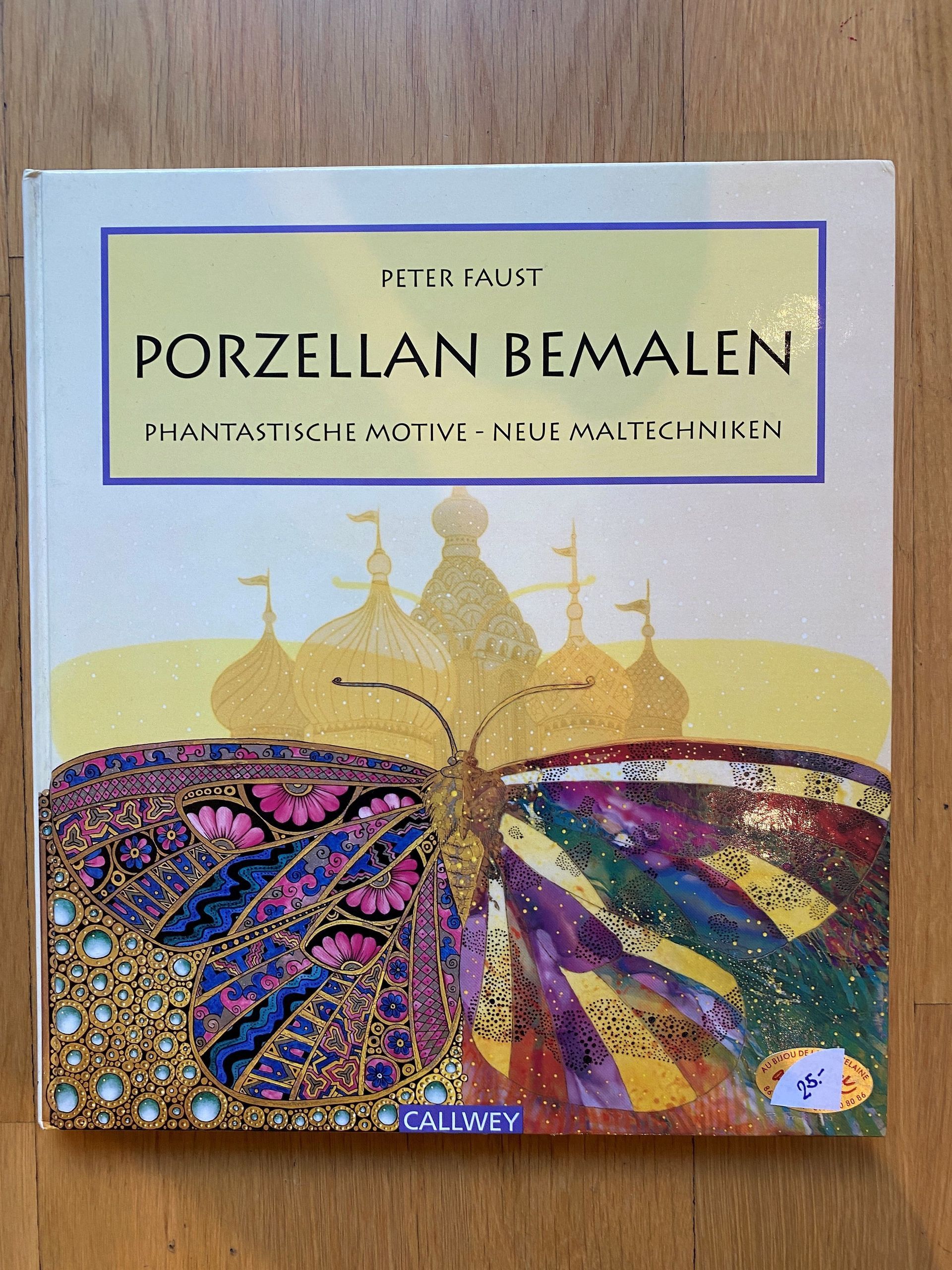 Porzellan bemalen, phantastische Motive - Peter Faust - Palette Bern