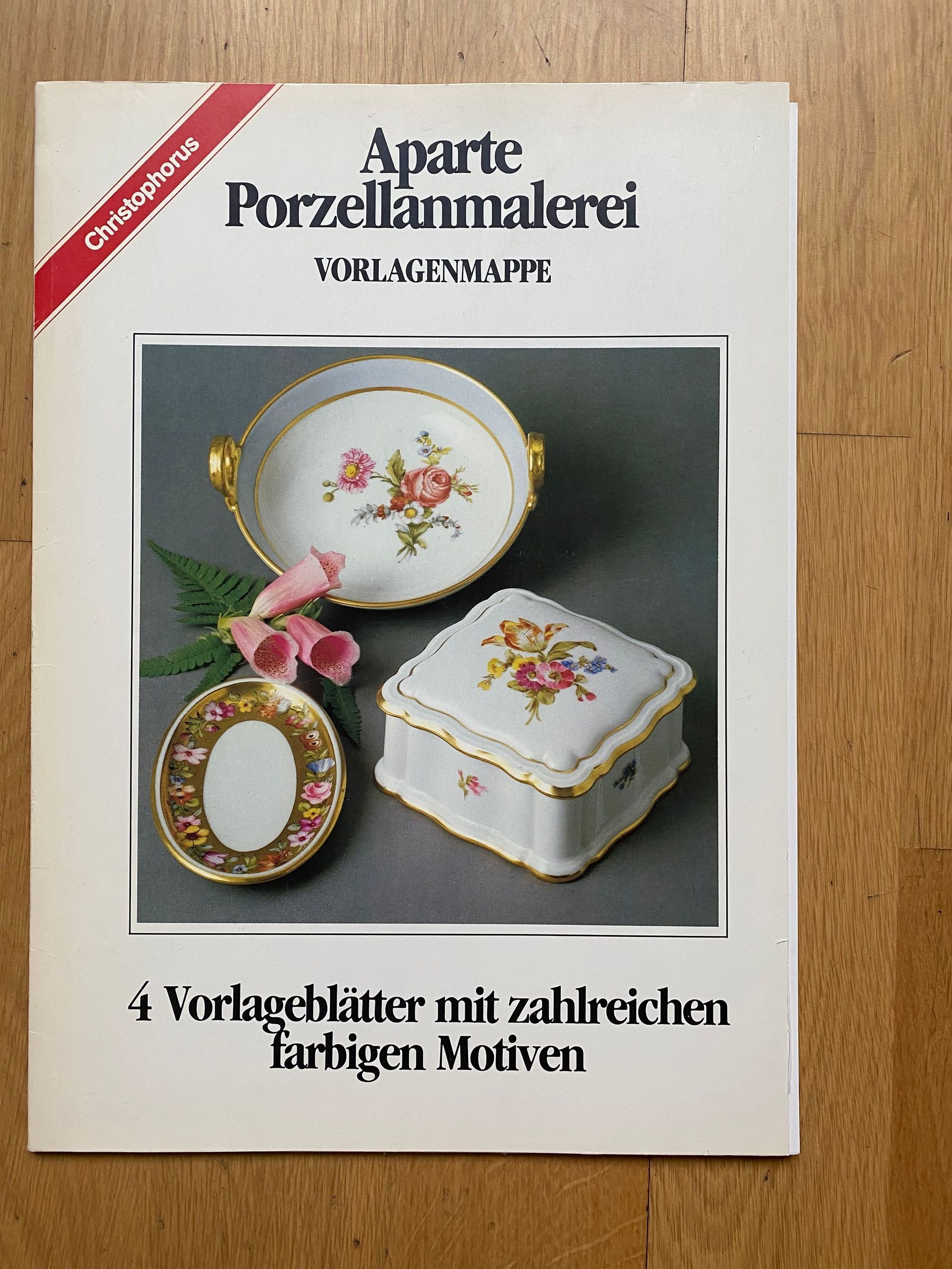 Aparte Porzellanmalerei, Vorlagenmappe, Christophorus - Palette Bern