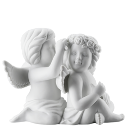 Engelpaar mit Blumenkranz, Rosenthal - Palette Bern