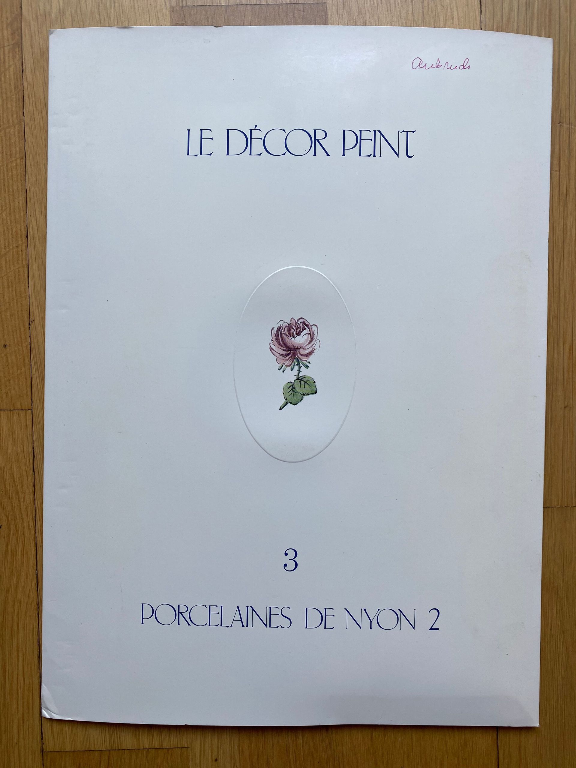 Nelly Perrin, cahier no. 3 - Palette Bern