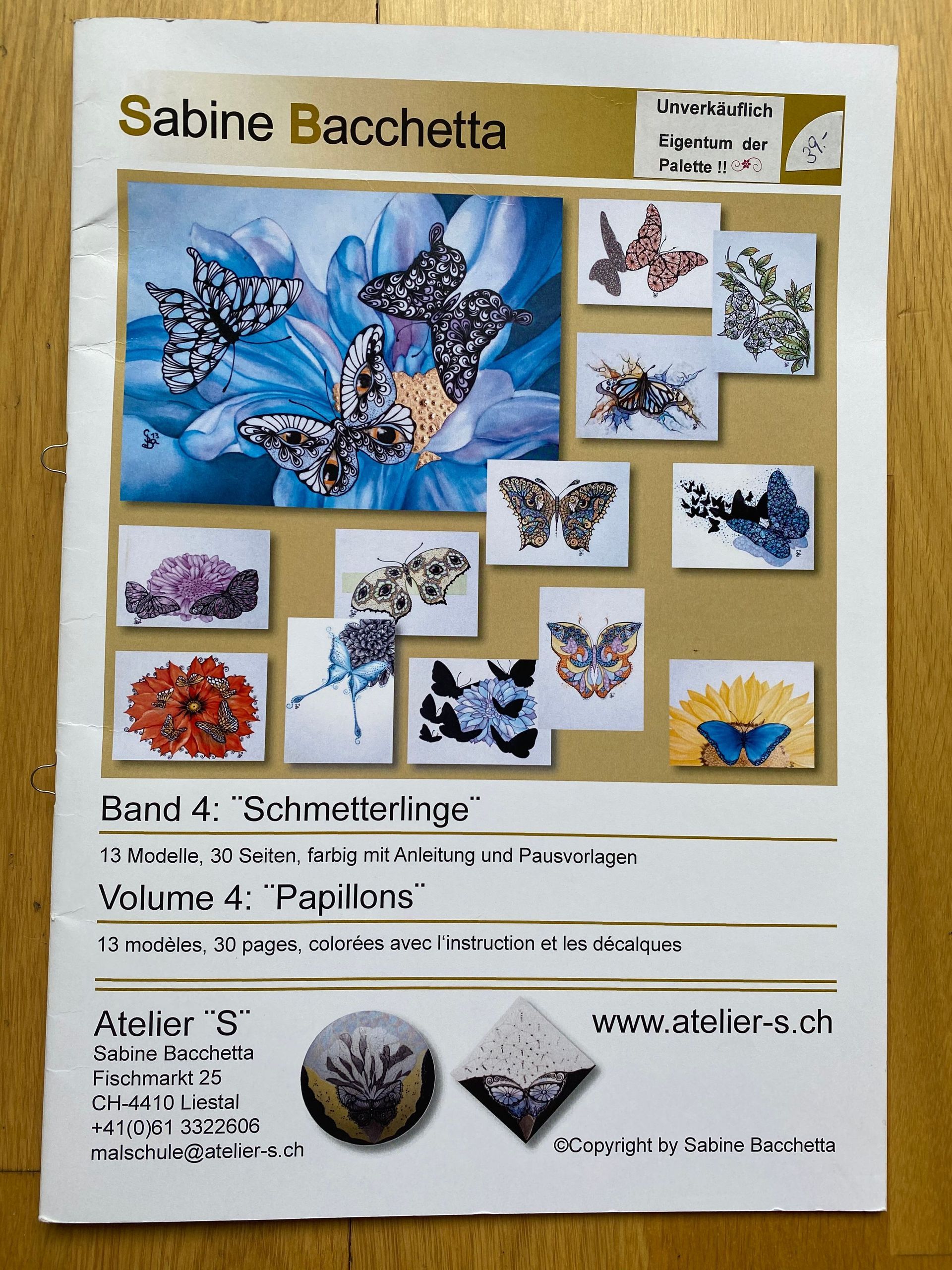 Sabine Bacchetta, Schmetterlinge - Palette Bern