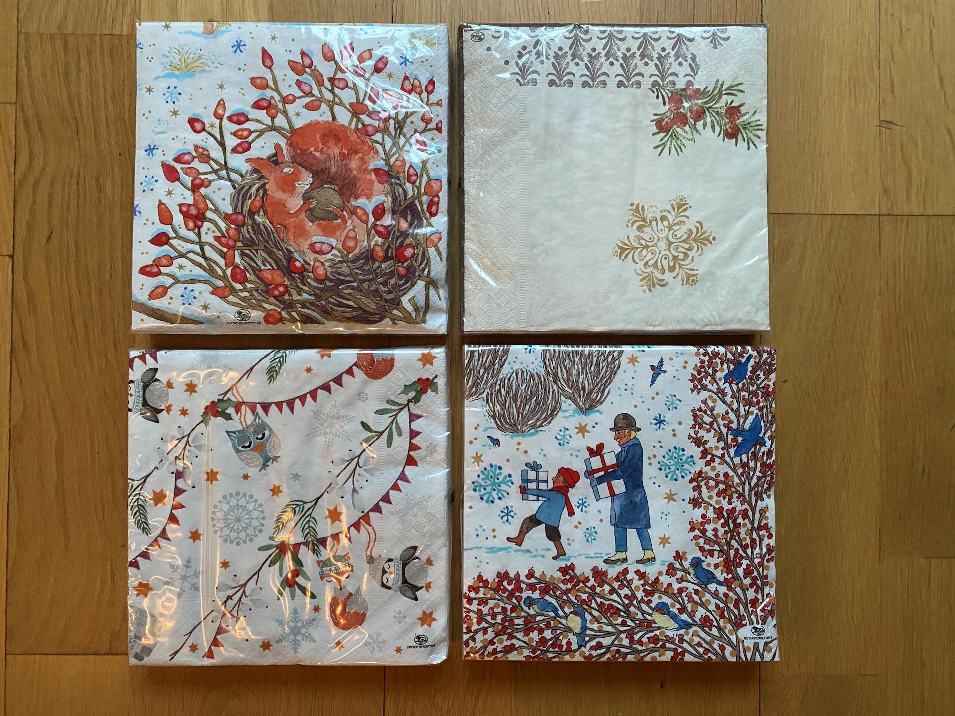 Weihnachtsservietten - Palette Bern