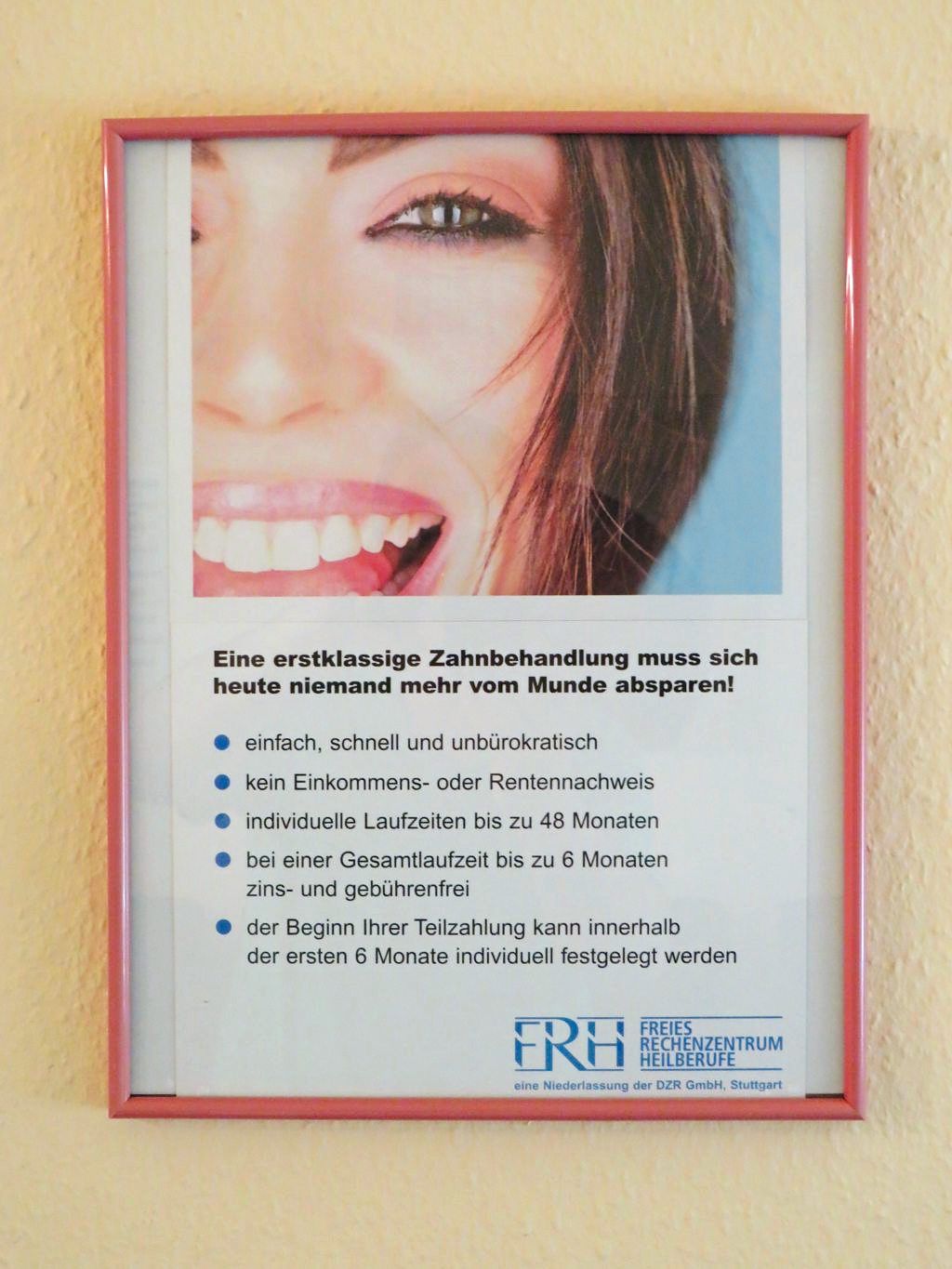 Werbeplakat