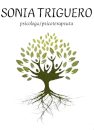 Logotipo para Sonia Triguero, psic&oacute;loga, que presenta un &aacute;rbol con personas en sus ramas.