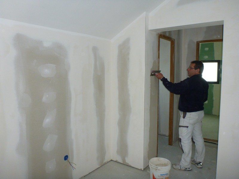 Photo cloison plaques de platre