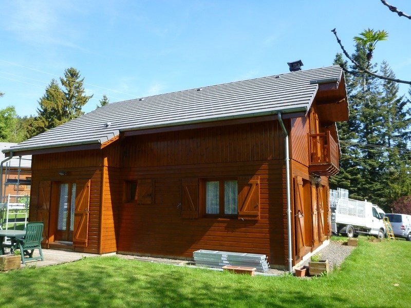 Photo façade en bois