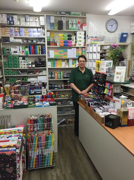 Inhaberin Papeterie M. Grombach