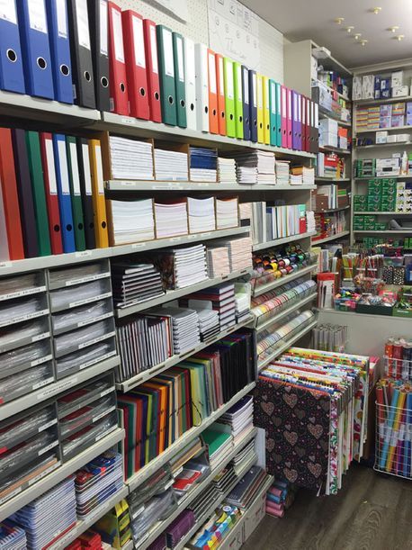 Innenansicht Papeterie M. Grombach