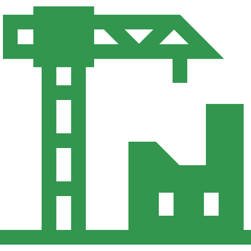 Icon Kran Gebäudebau