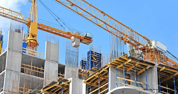 Baustelle Großbauprojekt