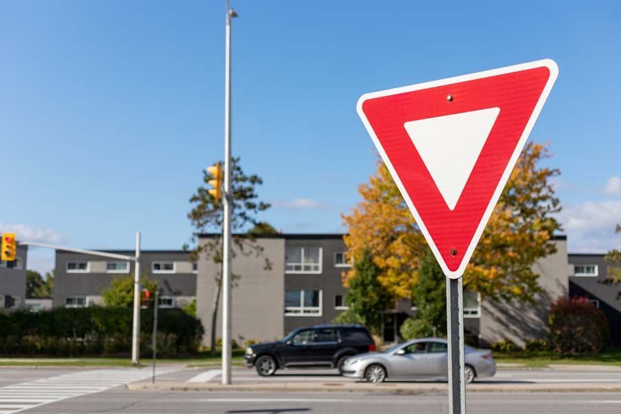 Image d'un panneau de signalisation verticale