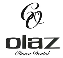 Logotipo de Olaz Clínica Dental. Incluye los textos 