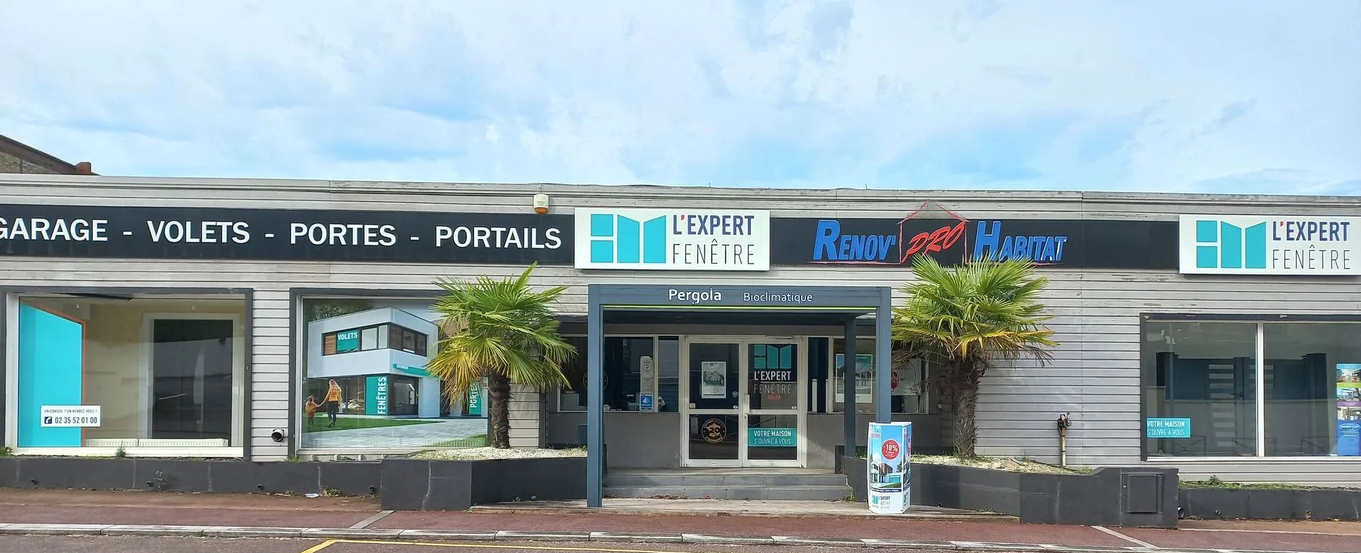 Vitrine du magasin Renov'Pro Habitat