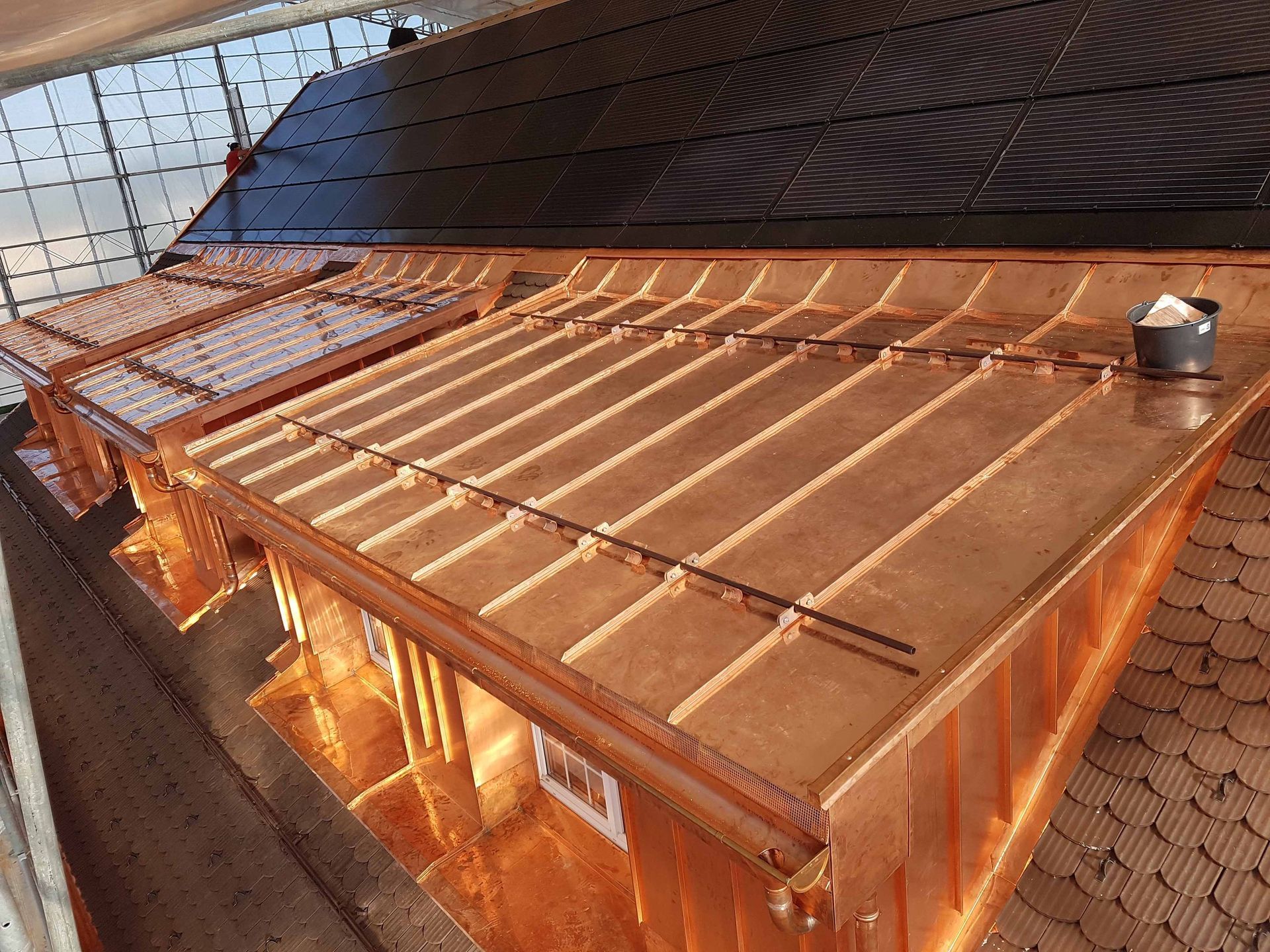 Ferblanterie en cuivre à Savigny GECA