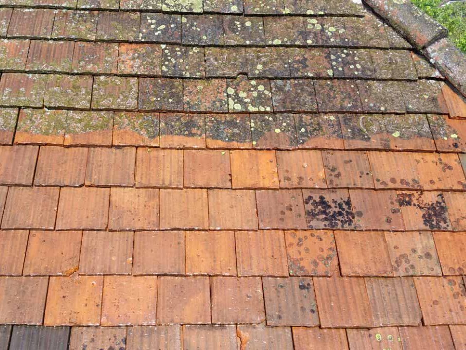 Nettoyage toiture haute pression