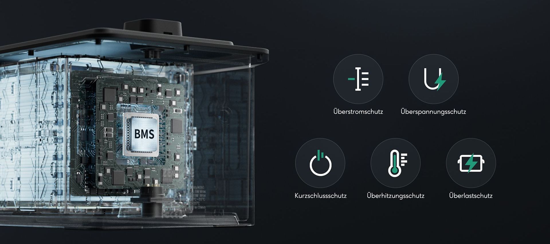 In einer durchsichtigen Box befindet sich ein Computerchip.