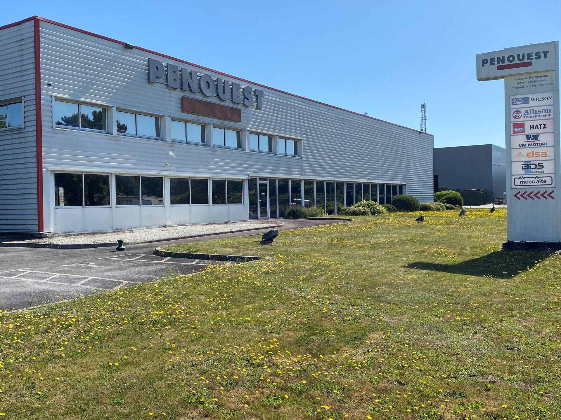 La façade de l'entreprise PENOUEST