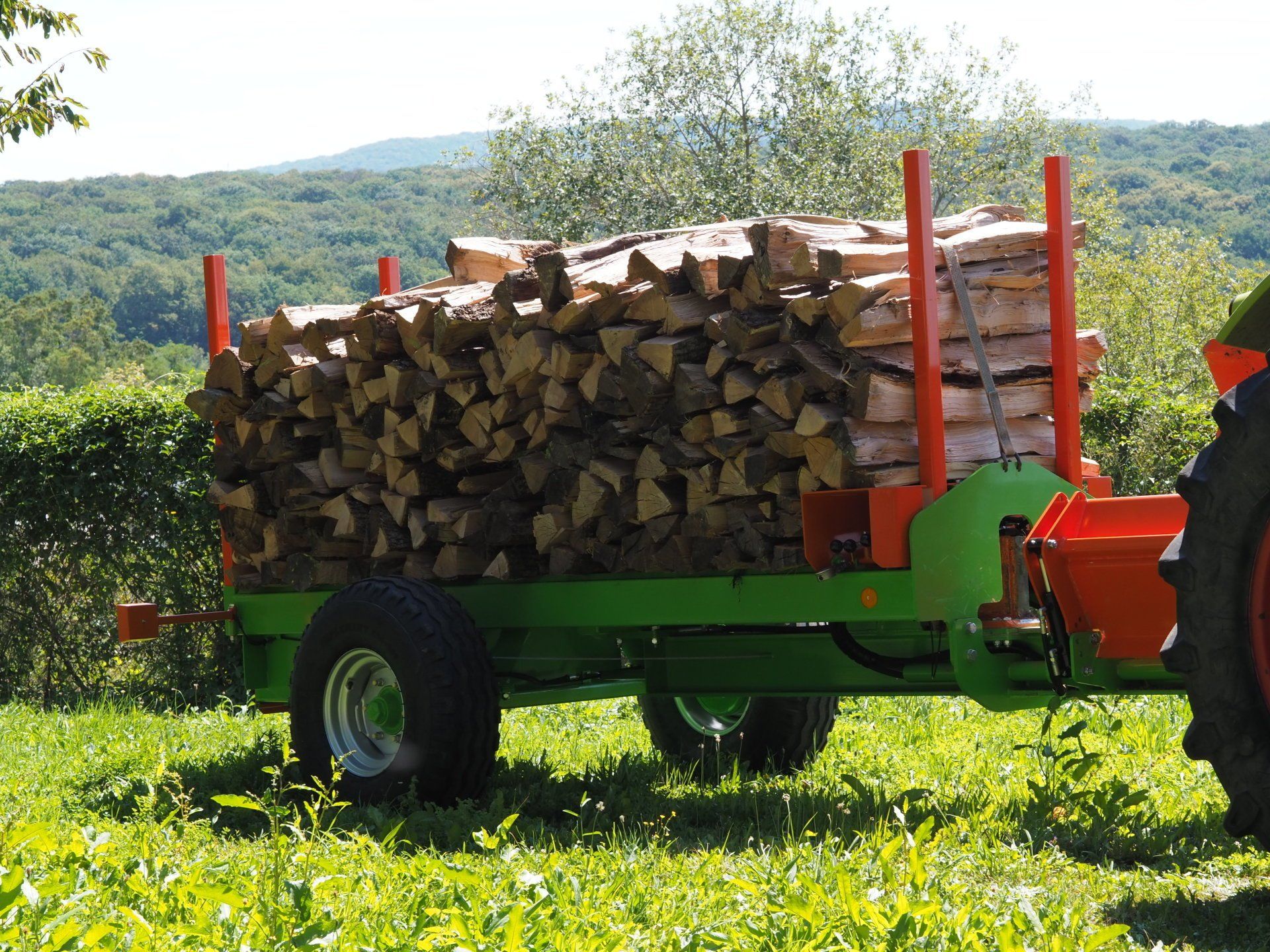 remorque à bois