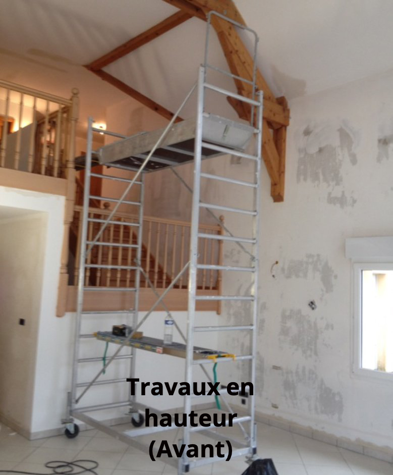 Chantier travaux en hauteur