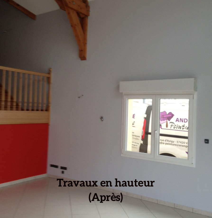 Résultat travaux en hauteur